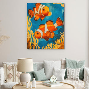 Clownfish Reef Wander - Luxury Wall Art
