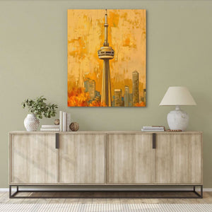 CN Tower in Fall Colors - Luxury Wall Art