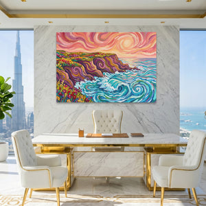 Coastal Cliffs Swirling โ Coastal Cliffs Swirling King Lux Land 136