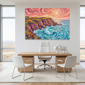 Coastal Cliffs Swirling โ Coastal Cliffs Swirling White Bull Room Land 212
