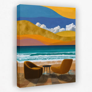 Coastal Living Room - Luxury Wall Art