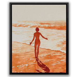 Coastal Memories - Large Abstract Canvas Print