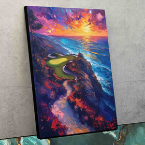 Coastal Par 3 - Large Canvas Print