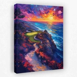 Coastal Par 3 - Beach Canvas Wall Art