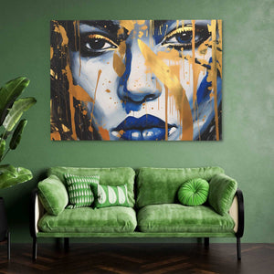 Cobalt Serenity - Luxury Wall Art