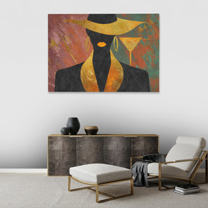 Cocktail Hour Silhouette - Luxury Wall Art