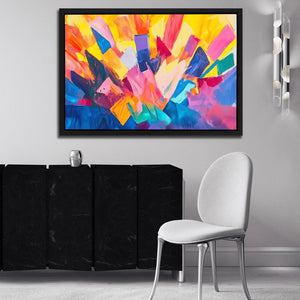 Colorful Abstract Crown - Luxury Wall Art