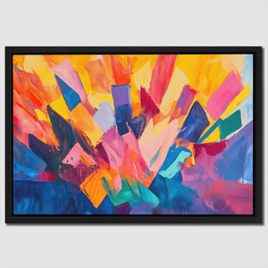 Colorful Abstract Crown - Luxury Wall Art