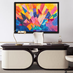 Colorful Abstract Crown - Luxury Wall Art