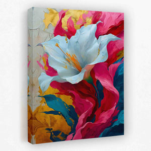 Colorful Lily - Brendan Canvas Wall Art