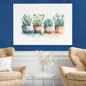 Colorful Succulents - Luxury Wall Art