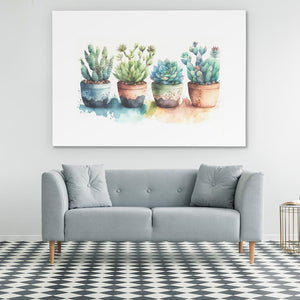 Colorful Succulents - Luxury Wall Art