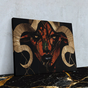 Copper Ram Portrait - Luxury Wall Art