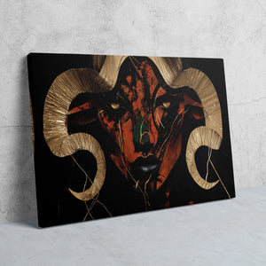 Copper Ram Portrait - Luxury Wall Art