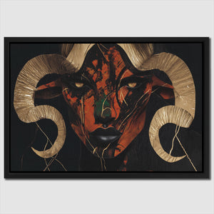 Copper Ram Portrait - Luxury Wall Art