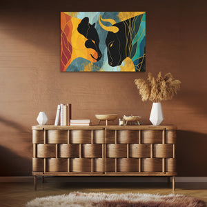 Copper Rivals - Luxury Wall Art
