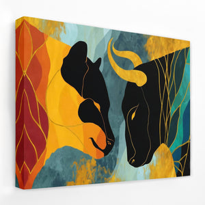 Copper Rivals - Luxury Wall Art