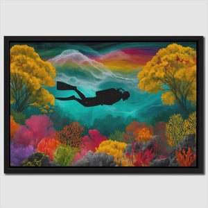 Coral Garden Dreamer - Luxury Wall Art