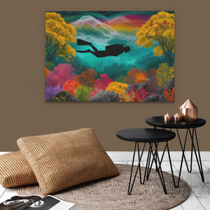 Coral Garden Dreamer - Luxury Wall Art