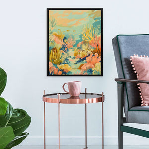 Coral Reef Sanctuary - Luxury Wall Art