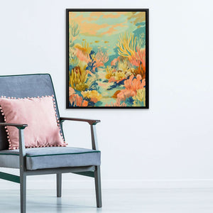 Coral Reef Sanctuary - Luxury Wall Art