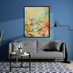 Coral Reef Sanctuary - Luxury Wall Art