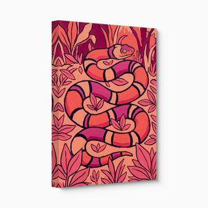 Coral Snake Swirl - Luxury Wall Art