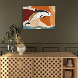 Coral Tide Dancing - Luxury Wall Art