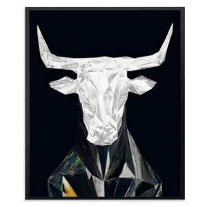 Corporate Bull Portrait - Luxury Wall Art
