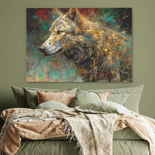 Cosmic Canine in a room