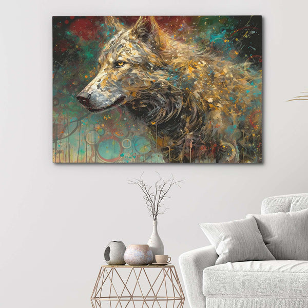 Cosmic Canine in a room