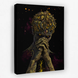 Cosmic Dryads Crown - Luxury Wall Art