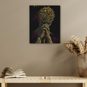 Cosmic Dryads Crown - Luxury Wall Art