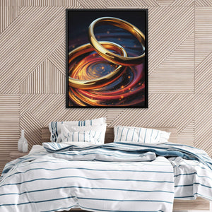 Cosmic Rings - Luxury Wall Art