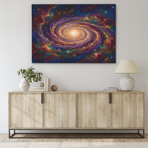 Cosmic Spiral Galaxy โ Cosmic Spiral Galaxy Living Room Desk 81
