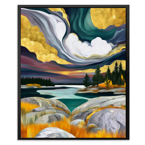 Cosmic Waters Dance - Luxury Wall Art