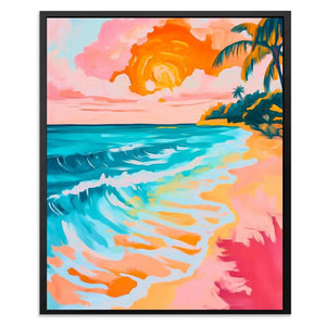 Cotton Candy Coast - Luxury Wall Art