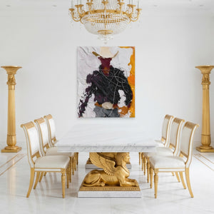 Cowboy Standing Gestural - Luxury Wall Art