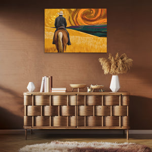 Cowboy Starry Pasture — Cowboy Starry Pasture Brown Room Clean 63