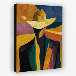 Cowboy Sunset Abstraction - Luxury Wall Art