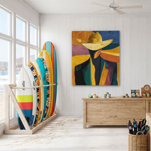 Cowboy Sunset Abstraction - Luxury Wall Art