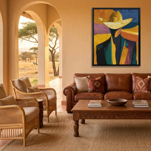 Cowboy Sunset Abstraction - Luxury Wall Art