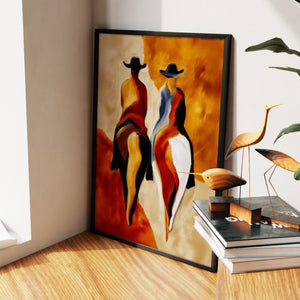 Cowboys Amber Partners - Luxury Wall Art