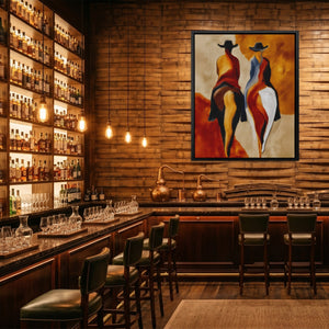 Cowboys Amber Partners - Luxury Wall Art
