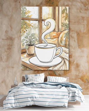 Cozy Window Cup โ cozy window cup psd clay beige bedroom 1port flush print