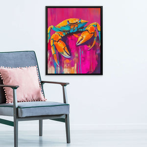 Crab And Claws - Large Canvas Print