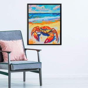 Crabby Beach - Large Canvas Print