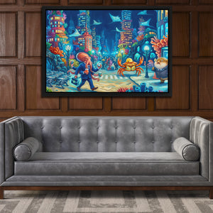 Crabs Morning Traffic — Crabs Morning Traffic Luxury Wood Walls 174