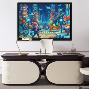 Crabs Morning Traffic — Crabs Morning Traffic Luxury Office Desk 158