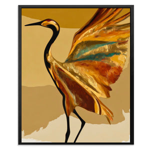 Crane Golden Wings — Crane Golden Wings Front Facing Portrait2 128